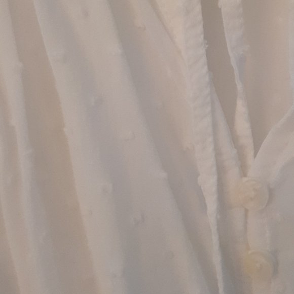 NWOT H&M size small short sleeved white blouse - Picture 2 of 3